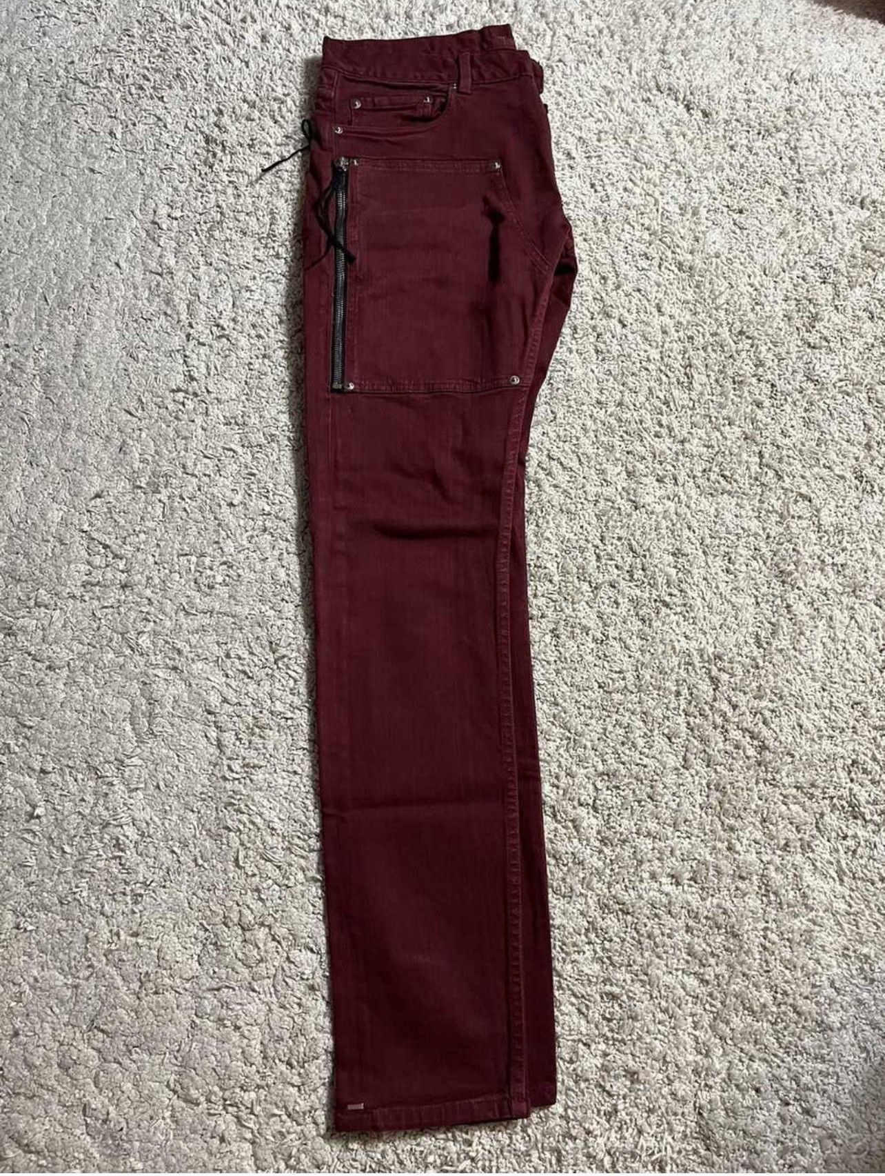 Mr. Completely Slim Burgundy Mr. Completely Denim Size US 38 / EU 54 - 2 Thumbnail