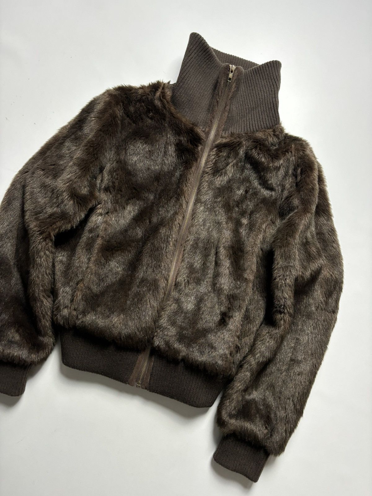 Other VTG Cropped Faux Fur Jacket Size US S / EU 44-46 / 1 - 4 Thumbnail
