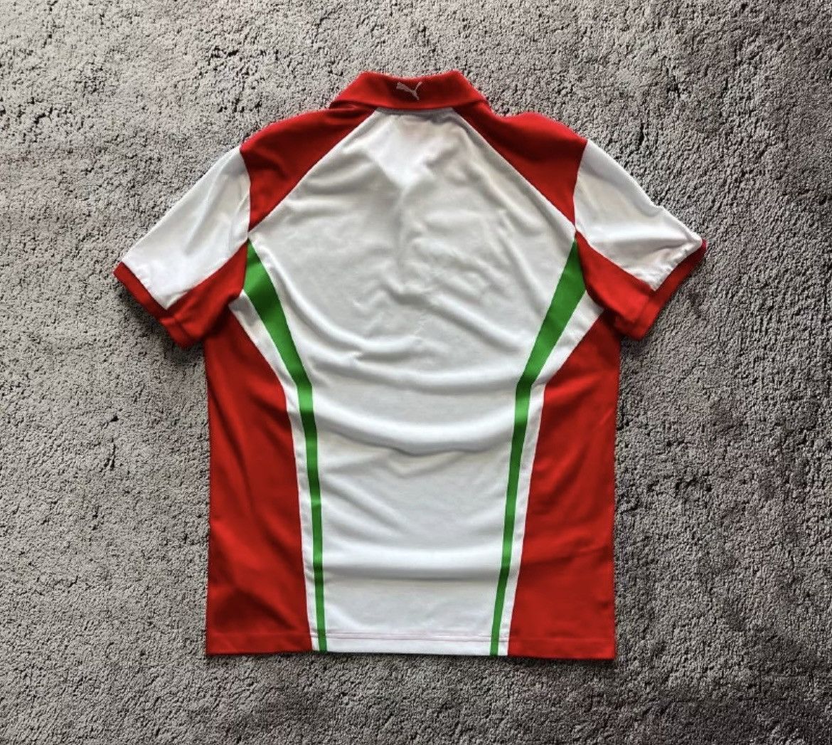 Puma × Vintage Puma Polo Shirt Centro Internazionale Guida Sicura PR Rare Size US L / EU 52-54 / 3 - 2 Thumbnail