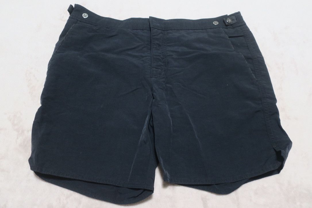 Parke & Ronen Black Adjustable Swim Trunks Size US 30 / EU 46 - 1 Thumbnail