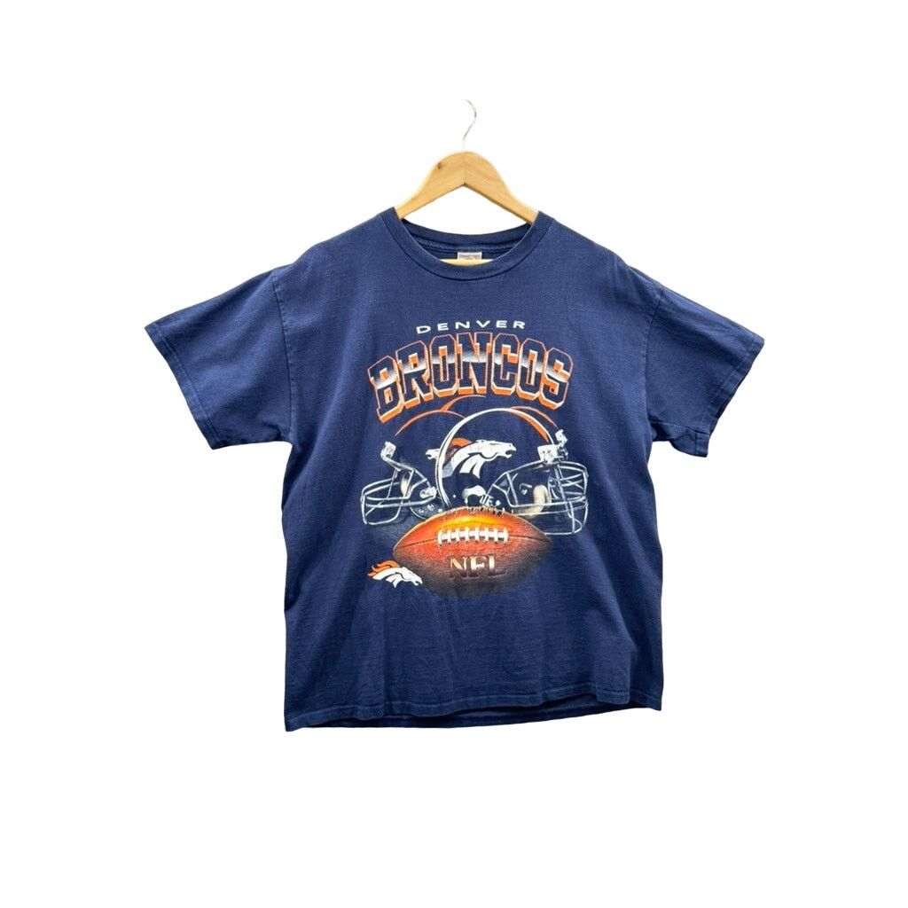 Delta × NFL × Vintage 2000's Delta Denver Broncos NFL Team Graphic T-Shirt Size US L / EU 52-54 / 3 - 1 Thumbnail