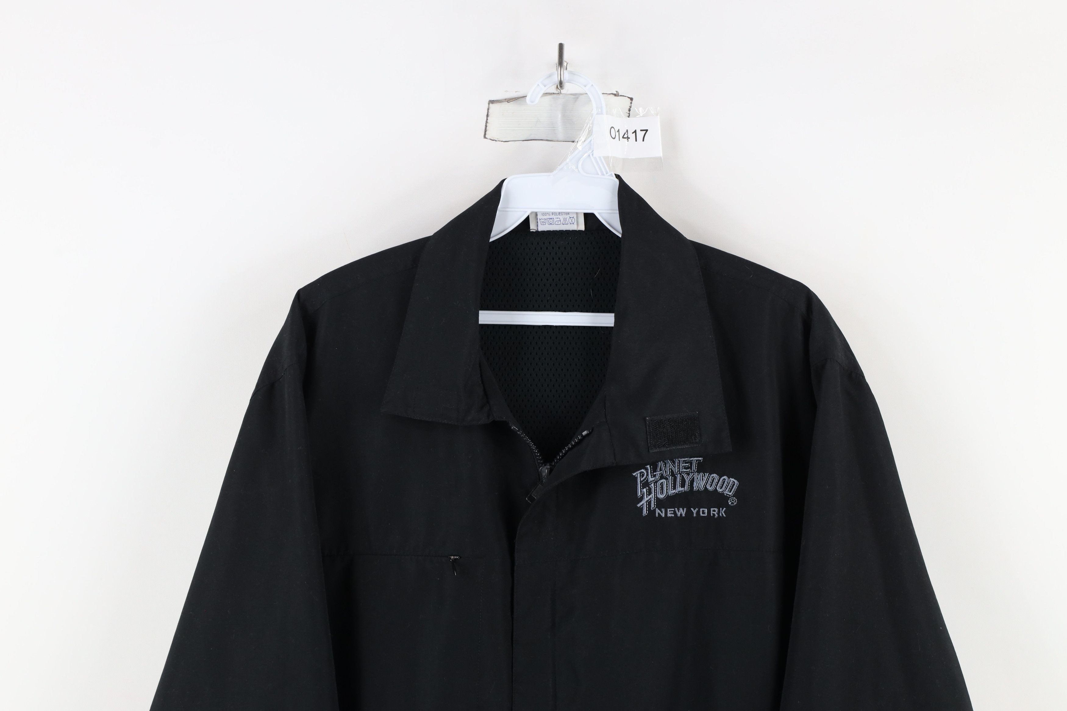 Vintage Vintage 90s Planet Hollywood Out New York Microfiber Jacket Size US L / EU 52-54 / 3 - 2 Thumbnail