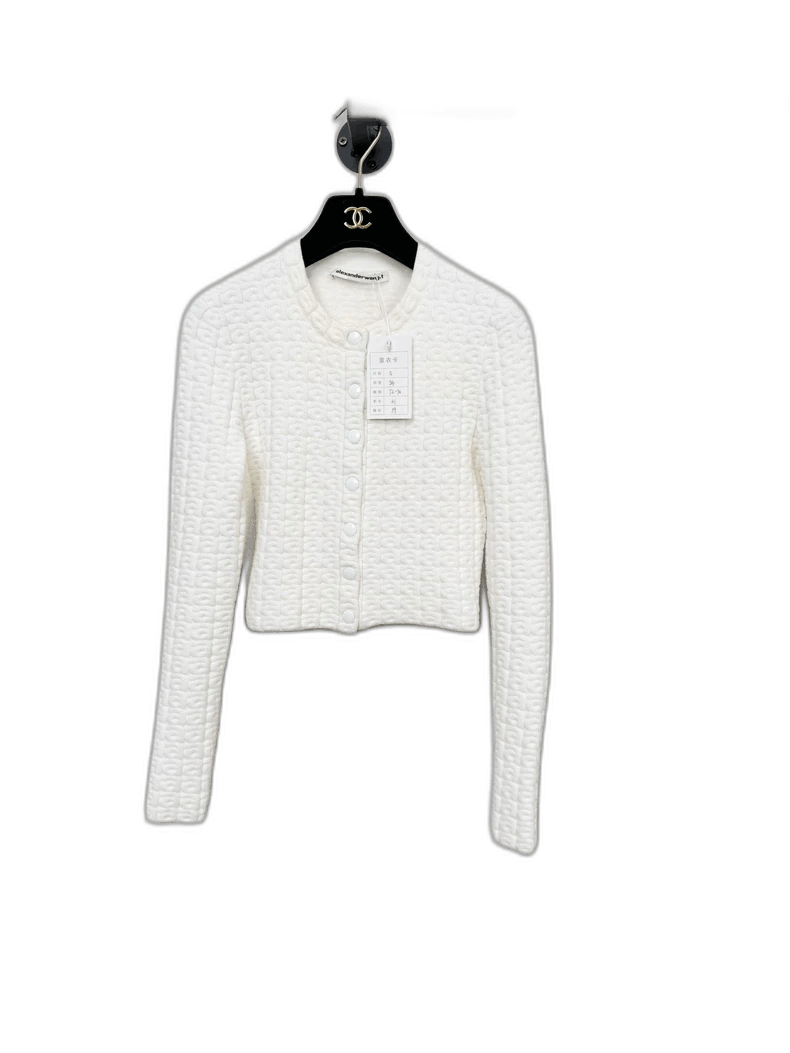 Alexander Wang Alexander Wang Cropped Cardigan in Size S Size S / US 4 / IT 40 - 1 Thumbnail