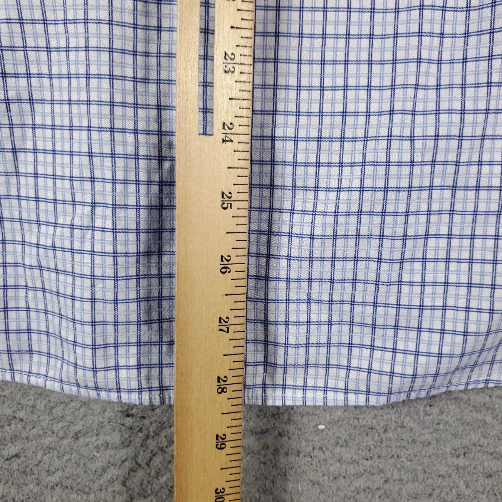 Luchiano Visconti Luchiano Visconti Shirt Mens M Blue Plaid Button-Up Long Sleeve Cotton Casual Size US M / EU 48-50 / 2 - 4 Thumbnail