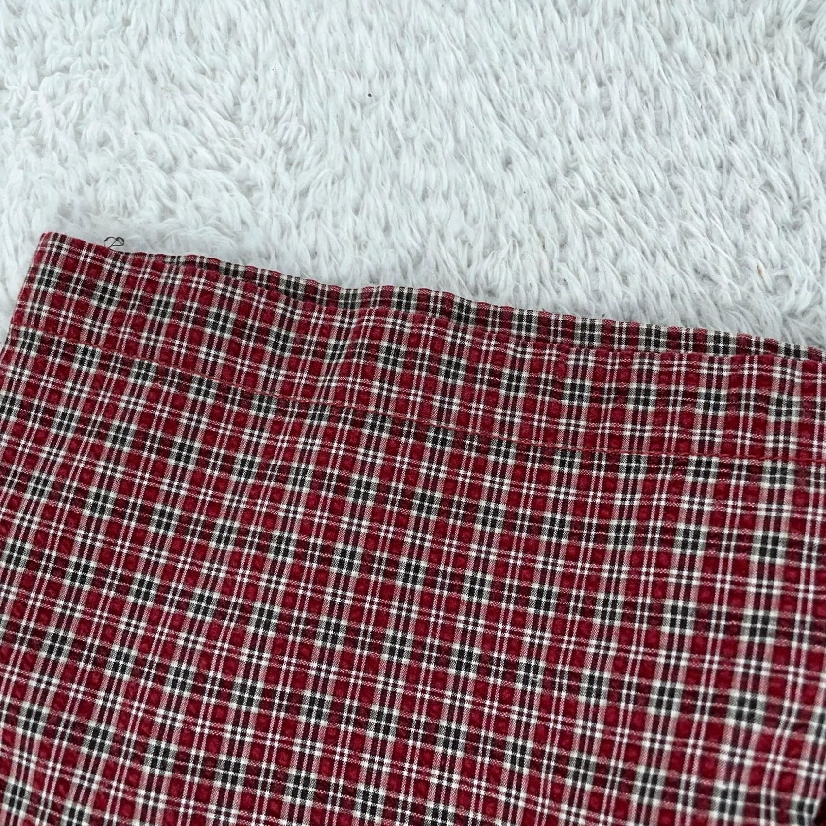 Eddie Bauer Eddie Bauer Shirt Mens XL Tall Red Black Plaid Classic Fit Short Sleeve Pocket Button-Up Size US XL / EU 56 / 4 - 4 Thumbnail