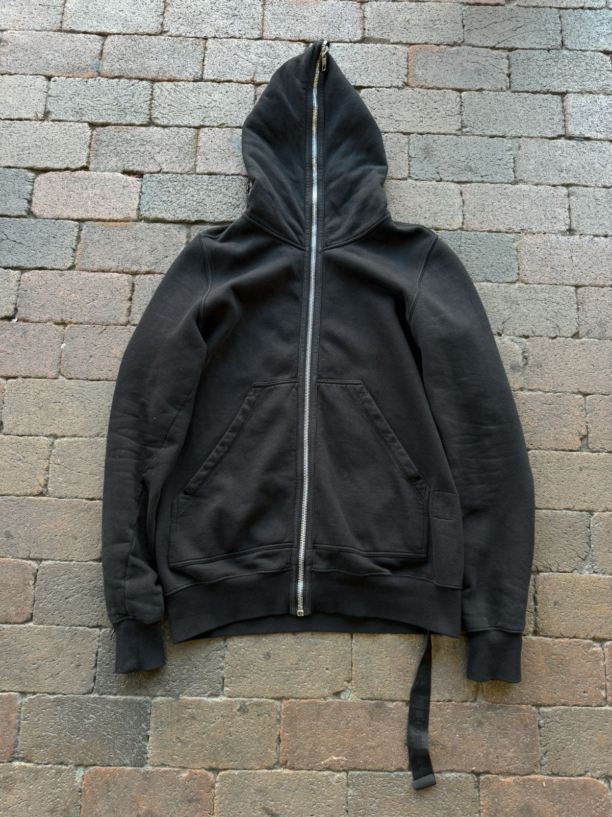 image of Rick Owens Drkshdw Gimp Hoodie in Black, Men's (Size XL)