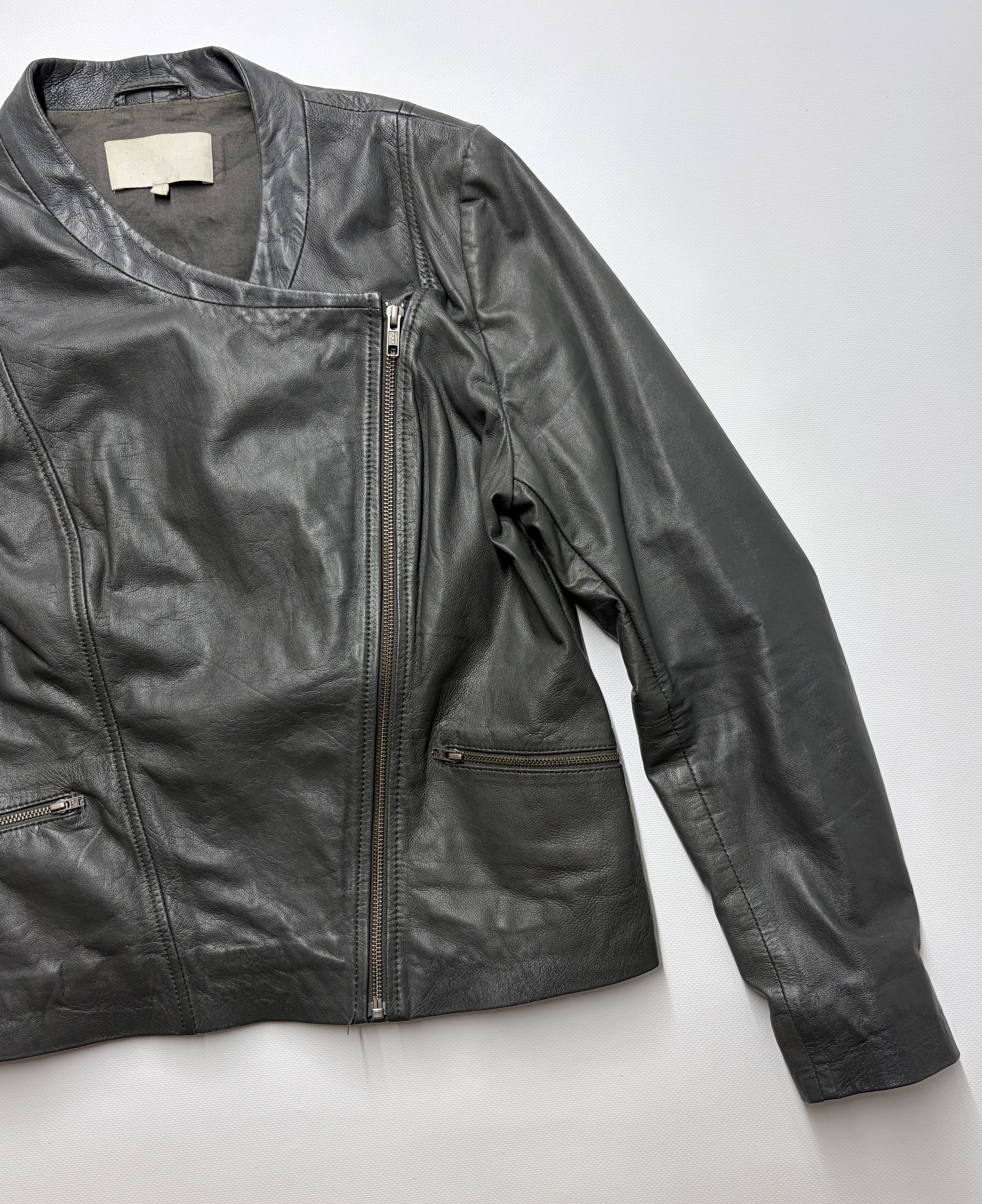 Vintage Vintage Women's Leather Jacket Size M / US 6-8 / IT 42-44 - 3 Thumbnail