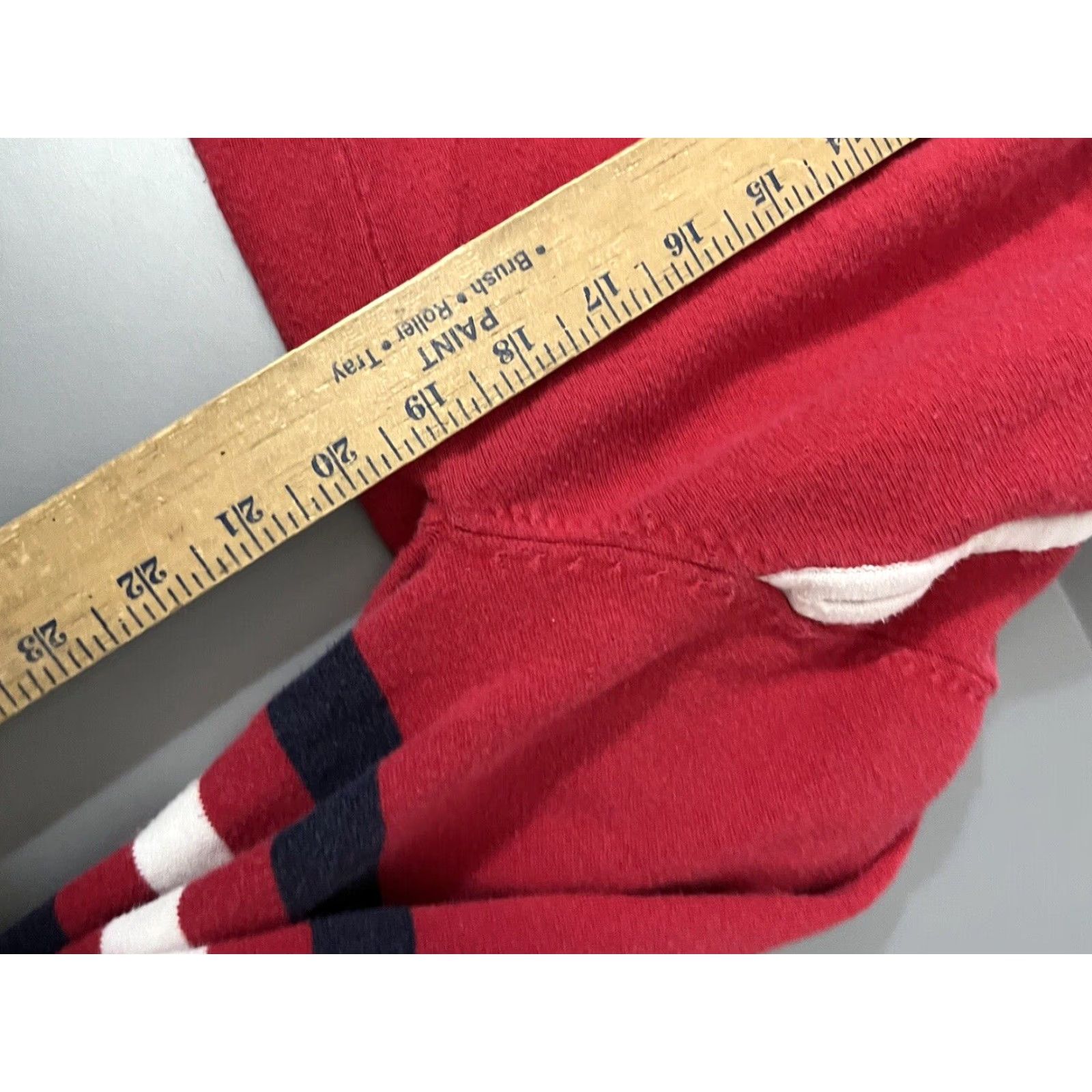 Vintage US Polo Assn. Womens Plus 2X Red Hoodie Activewear 1/4 Zip Pullover Size XXL / US 16-18 / IT 52-54 - 5 Thumbnail