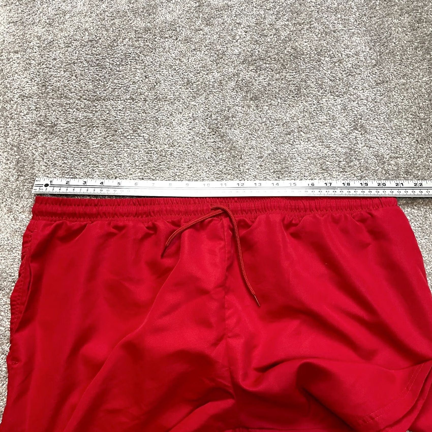 Vintage BCG Athletic Shorts Womens 2XL Red Lightweight Running Drawstring Pockets Sport Size 28" / US 6 / IT 42 - 4 Thumbnail