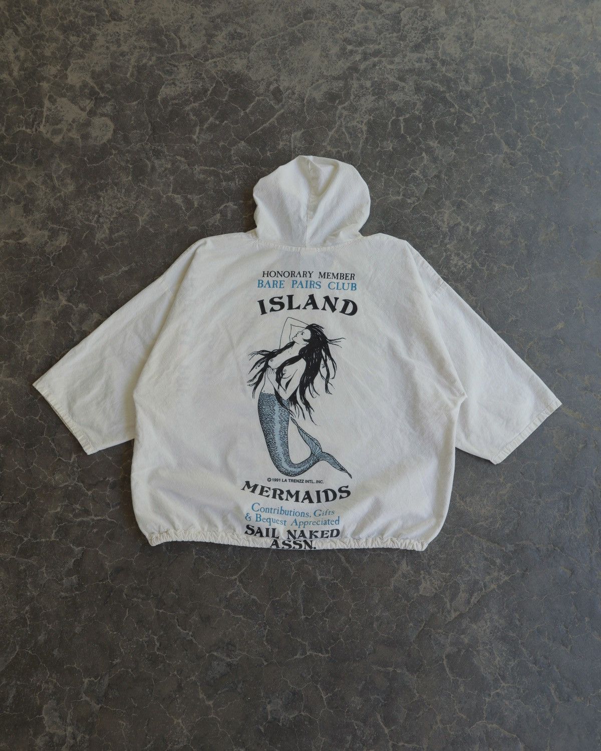 Vintage Vintage Mermaid Society Beach Surf Afterhood Hoodie Boxy Size US XL / EU 56 / 4 - 4 Thumbnail