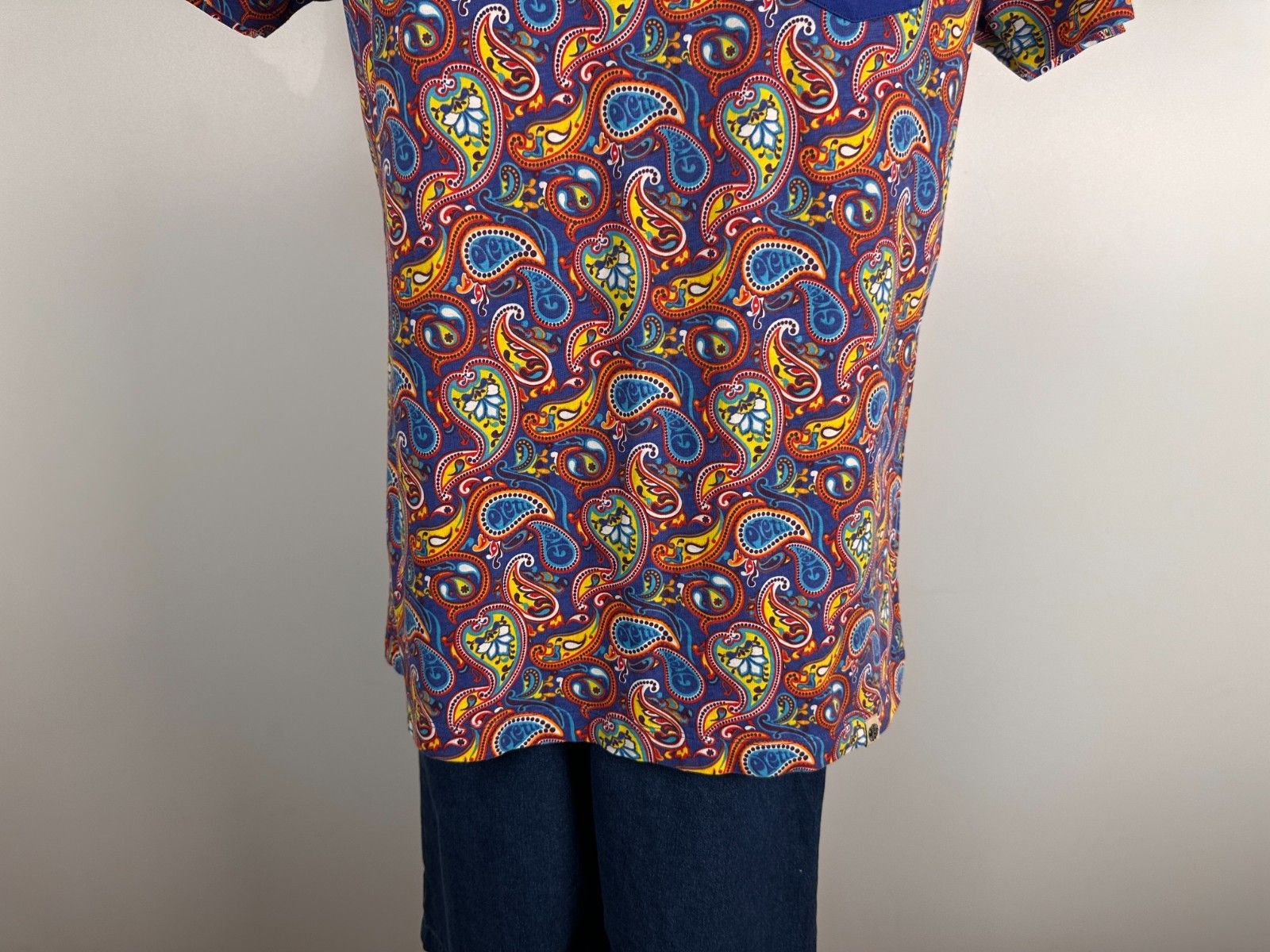 Pretty Green Pretty Green Paisley T Shirt Mens Size L Size US L / EU 52-54 / 3 - 3 Thumbnail