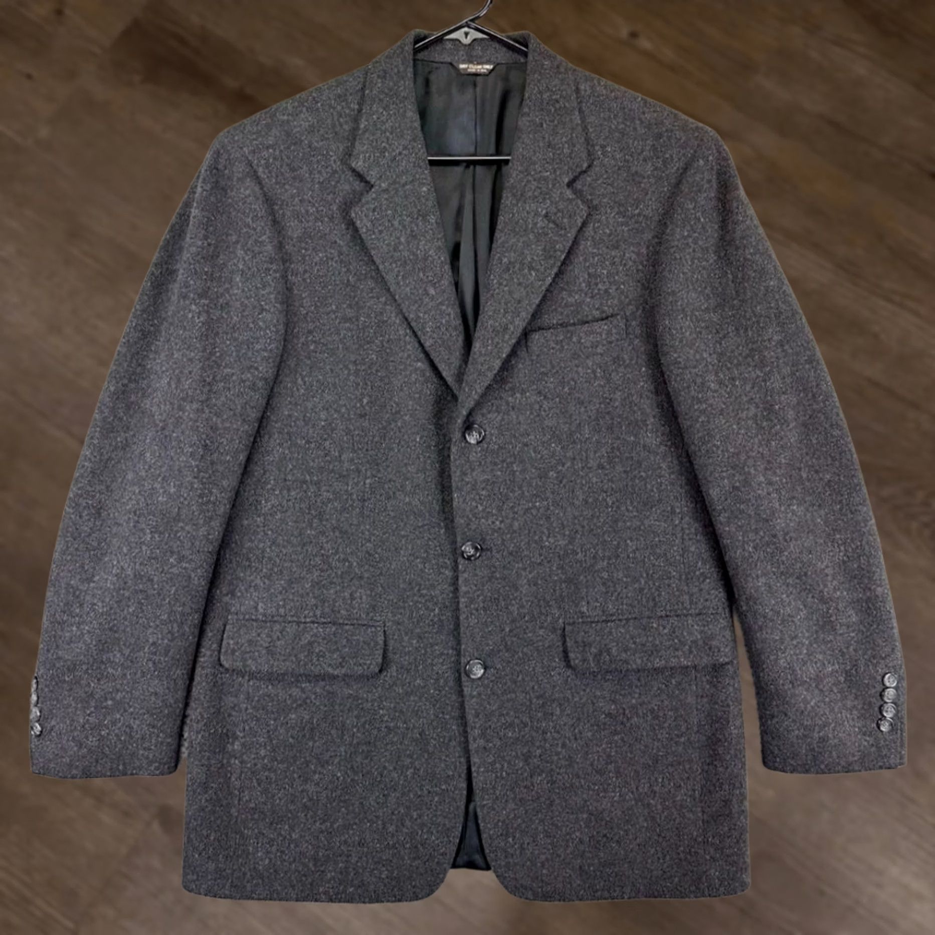 Joseph Joseph Lyman Sport Coat Blazer Men 40L Long Gray Camel Hair Blazer Three-Button Notch Pocket Mens Size 40R - 1 Thumbnail