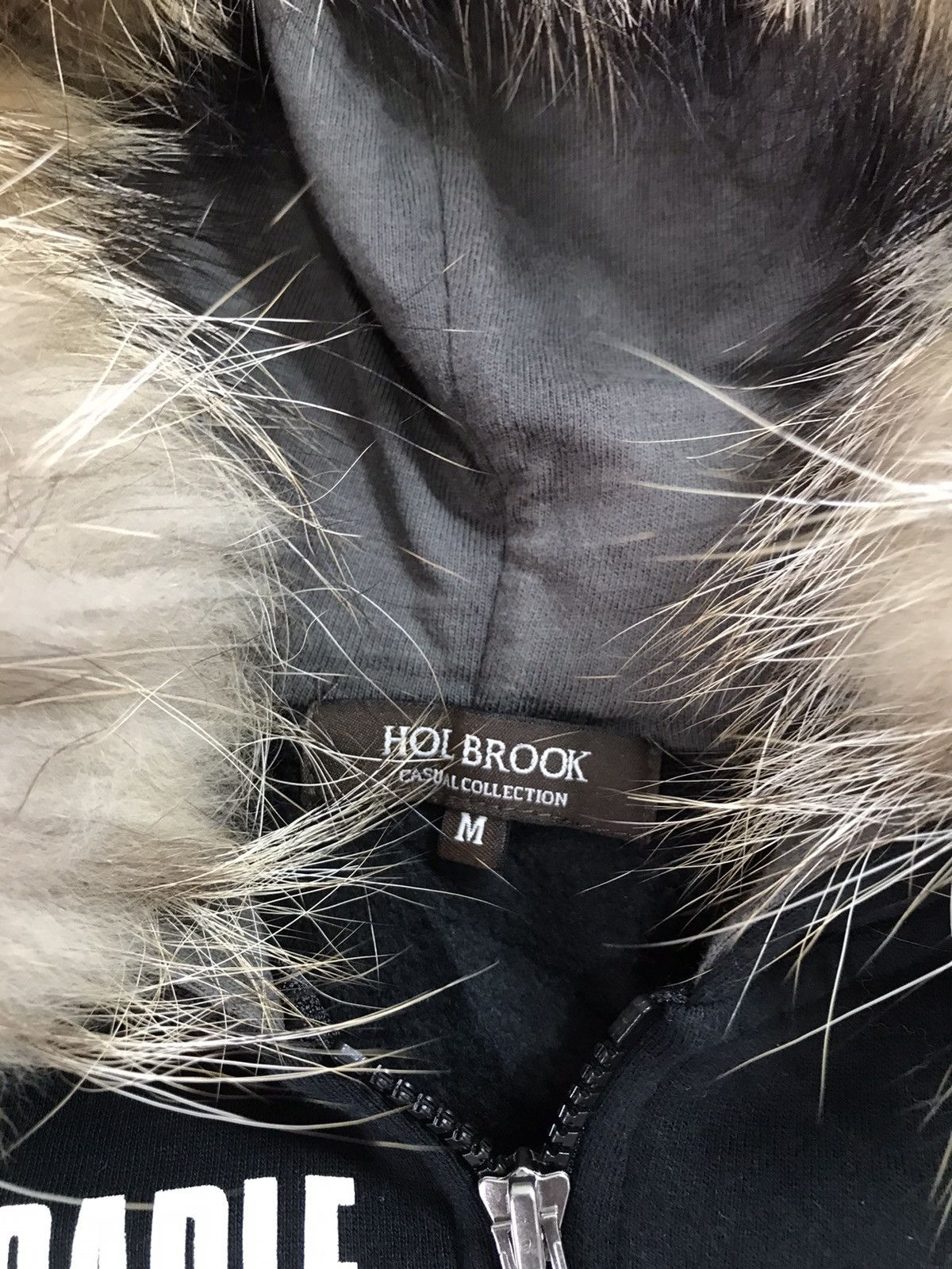 Hysteric Glamour Japanese Poem zip Black Fur Hoodie ifsix lgb style Size US M / EU 48-50 / 2 - 4 Thumbnail