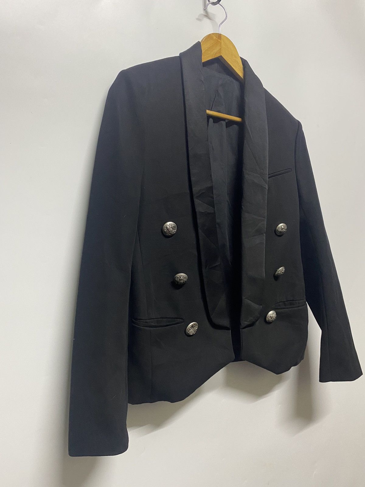 Balmain × Designer Balmain Paris Coat Blazer Jacket Size M / US 6-8 / IT 42-44 - 4 Thumbnail