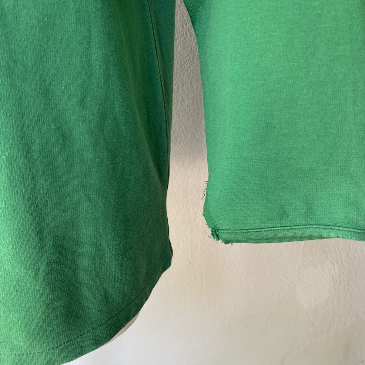 Dior Christian Dior Green Long Sleeve Back-Snap Top with Logo Size M / US 6-8 / IT 42-44 - 13 Thumbnail