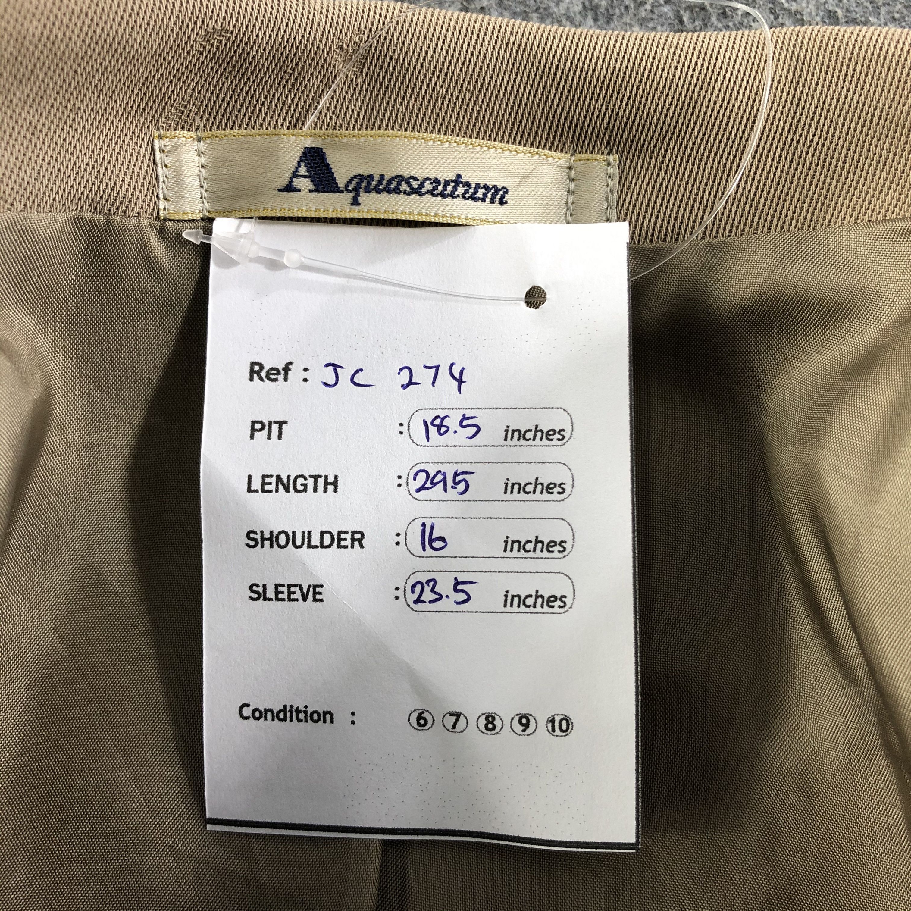 Aquascutum Vintage Aquascutum Blazer Suit Jacket JC274 Size S / US 4 / IT 40 - 9 Thumbnail