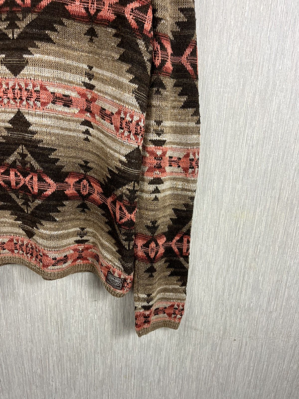 Denim & Supply Ralph Lauren × Ralph Lauren Vintage Ralph Lauren Aztec Navajo native patterned sweater Size US M / EU 48-50 / 2 - 6 Thumbnail