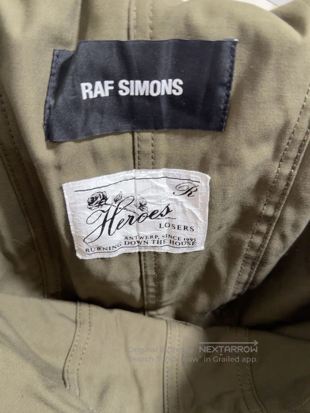Raf Simons Raf Simons Green Oversized Coat. Size US M / EU 48-50 / 2 - 4 Thumbnail