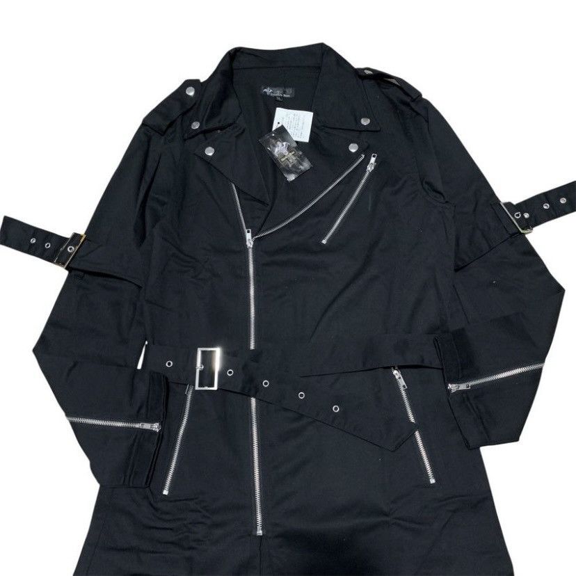 Japanese Brand DEVIL N BASS ASYMMETRICAL LONG COAT GOTHIC V-KEII LGB STYLE Size US L / EU 52-54 / 3 - 2 Thumbnail