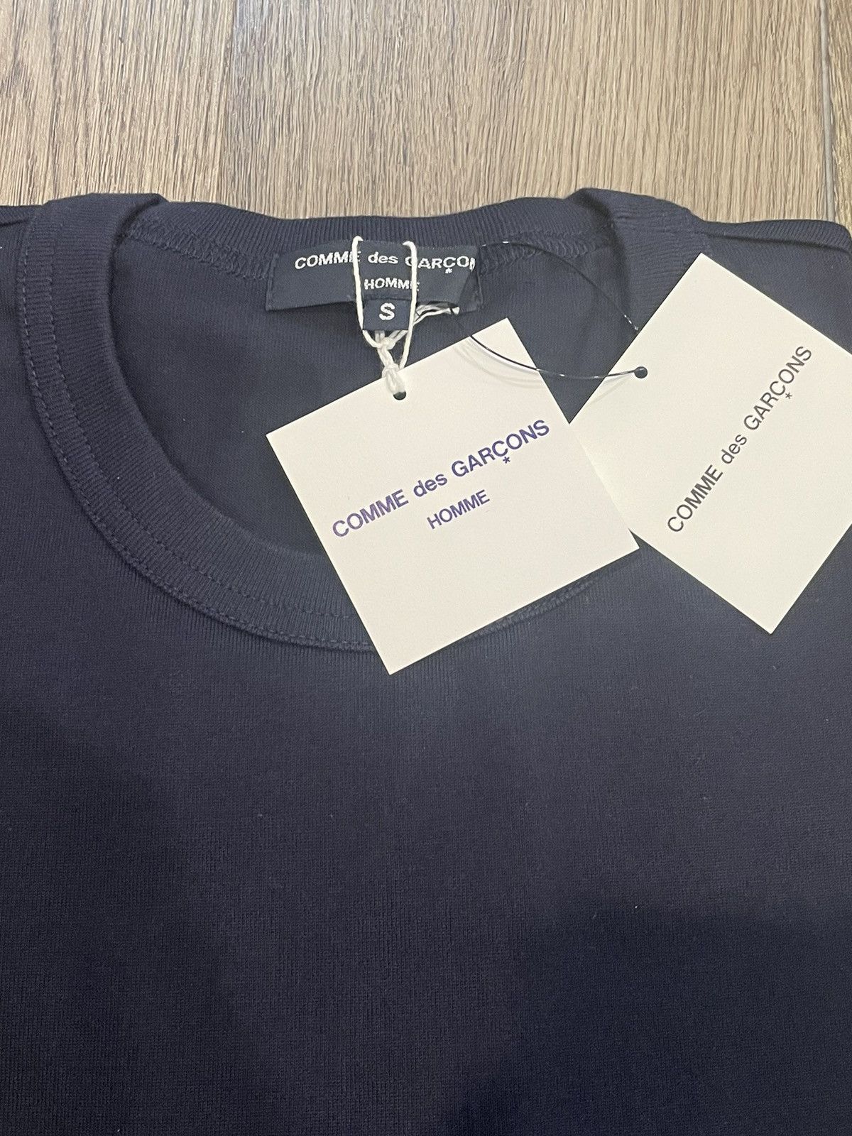 Comme des Garcons Comme Des Garçon Homme Navy Printed Tee Shirt Size US S / EU 44-46 / 1 - 3 Thumbnail