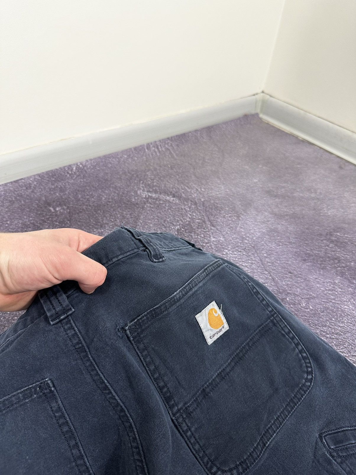 Carhartt Vintage Carhartt Faded Carpenter Opium Baggy USA Work Pants Size US 34 / EU 50 - 9 Thumbnail