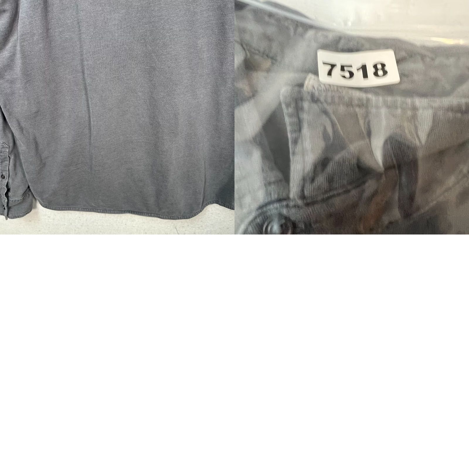 Faherty Faherty Mens XL Gray Long Sleeve Button-Up Shirt 100% Cotton Size US XL / EU 56 / 4 - 8 Thumbnail