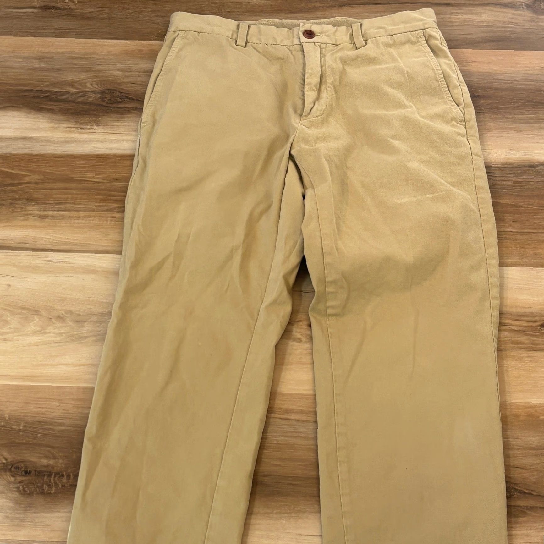 Brooks Brothers Brooks Brothers Khaki Chinos Pants Mens W31 L30 Cotton Blend Classic Fit Size US 31 - 3 Thumbnail