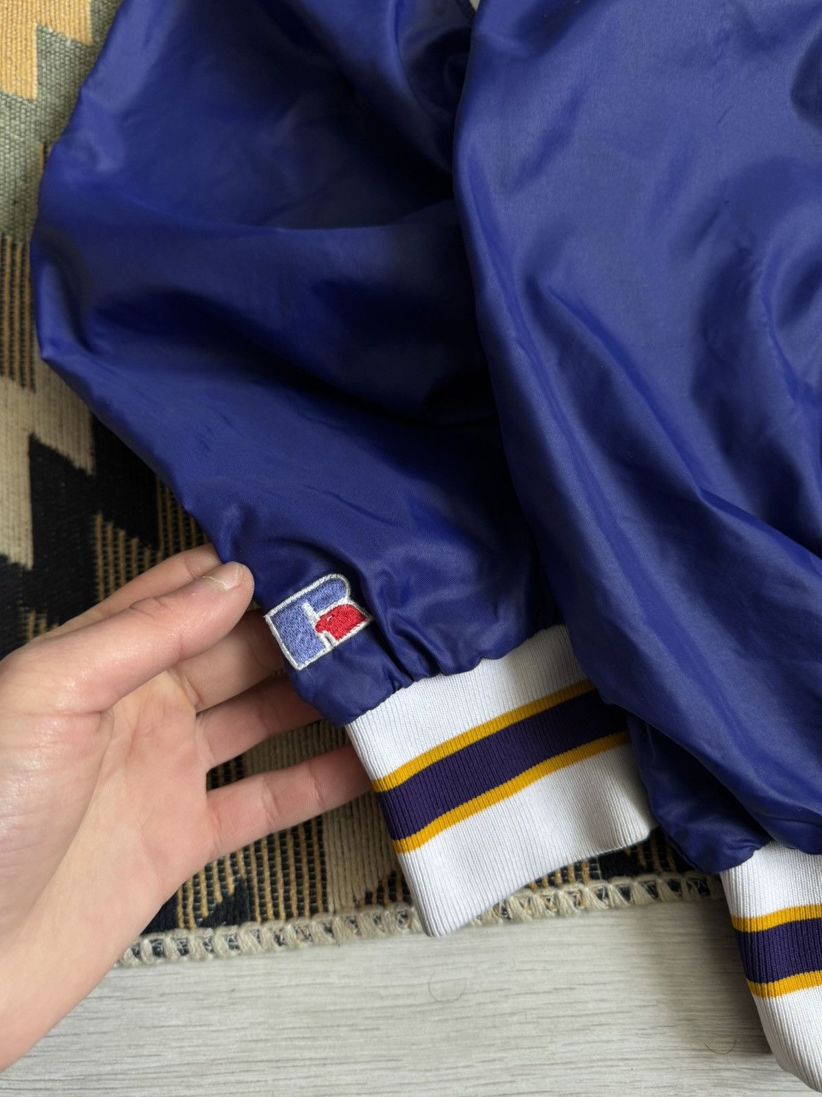 Russell Athletic RARE❗️Vintage 80’s Russell Athletic Campbesville Nylon Jacket Size US L / EU 52-54 / 3 - 6 Thumbnail