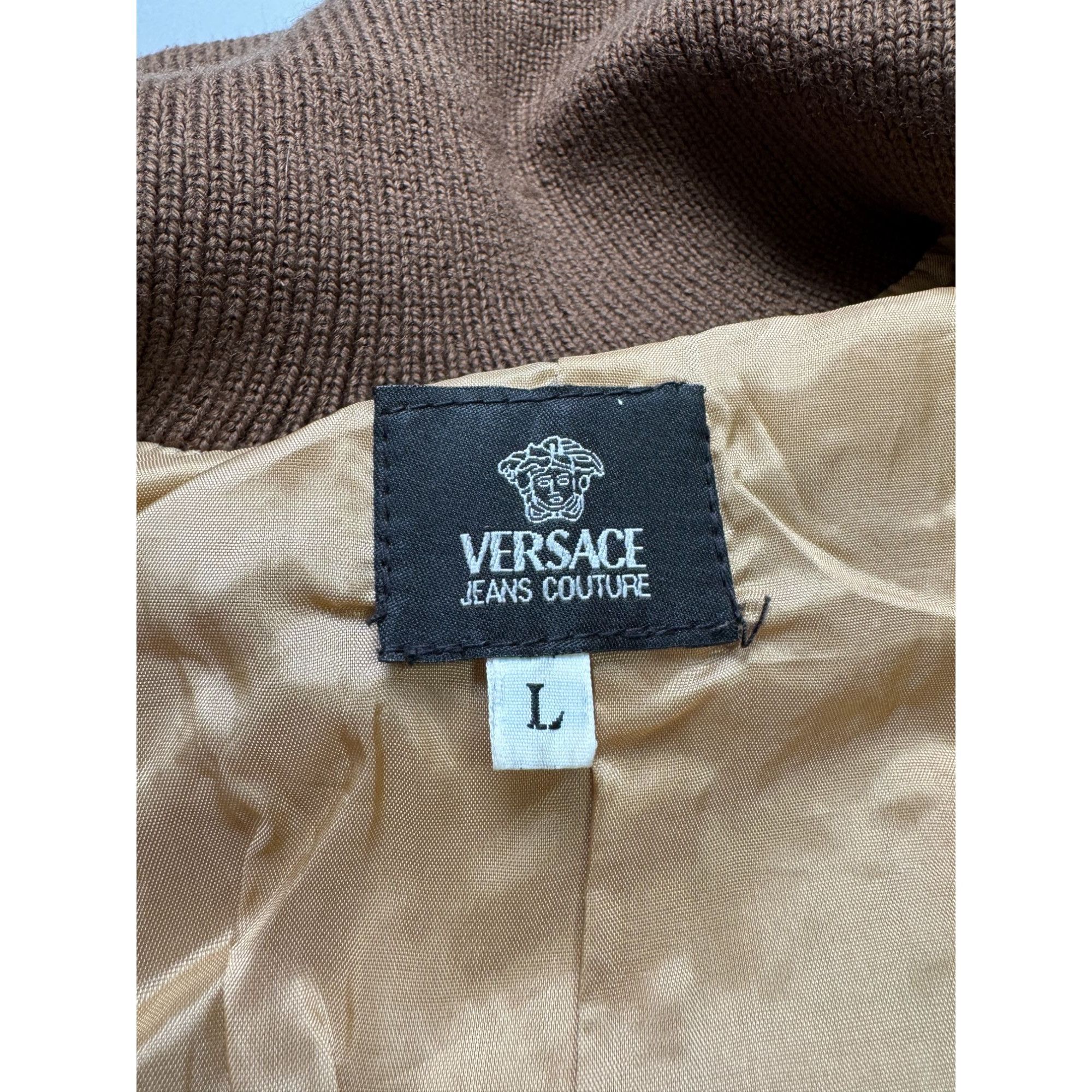 Versace Jeans Couture Versace Jeans Couture Rabbit Fur Coat (Y1126) Size L / US 10 / IT 46 - 8 Thumbnail