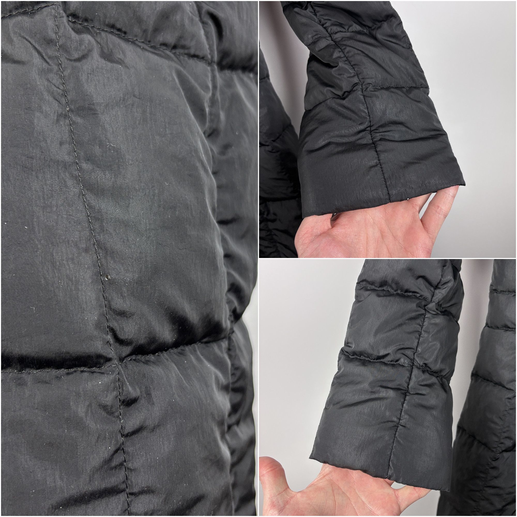 Moncler × Vintage 90s Moncler Goose Down Long Jacket Coat Womens Black Size 1 Size S / US 4 / IT 40 - 8 Thumbnail