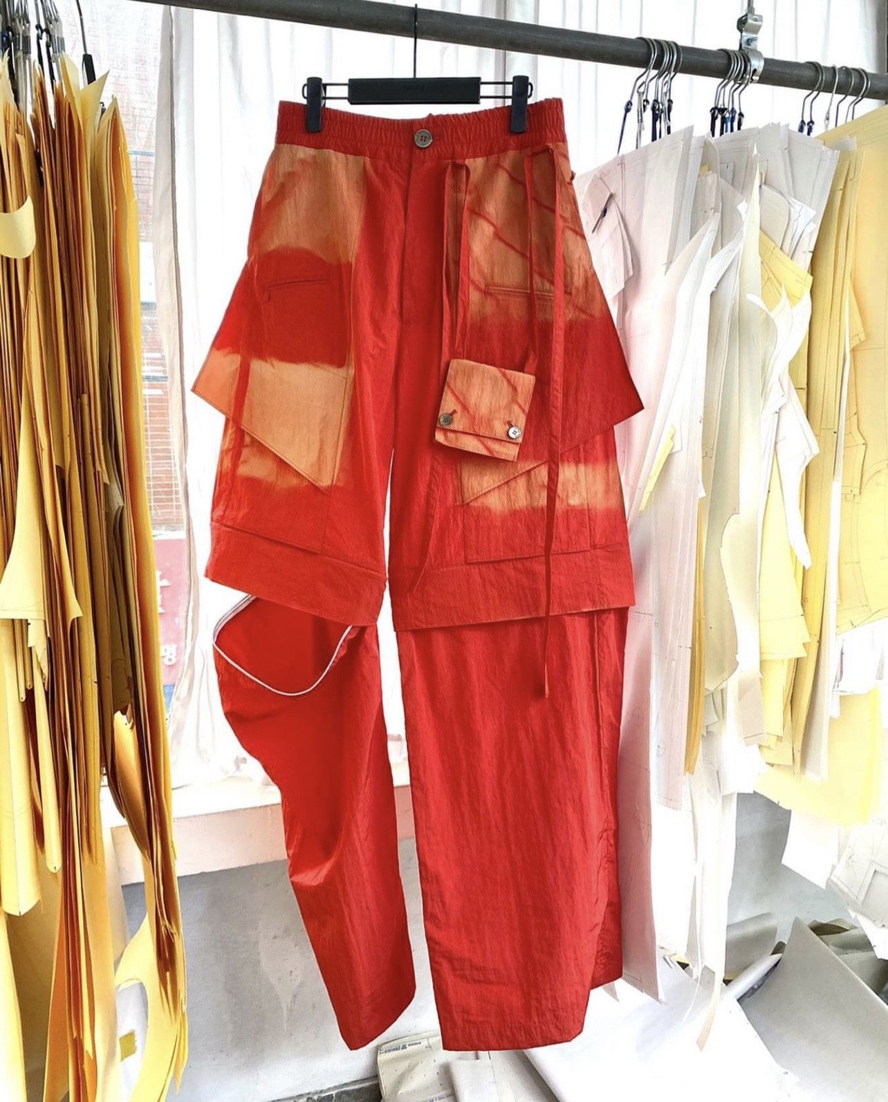 JiyongKim Jiyong Kim Sun-Dyed Double-Knee Pants | Grailed