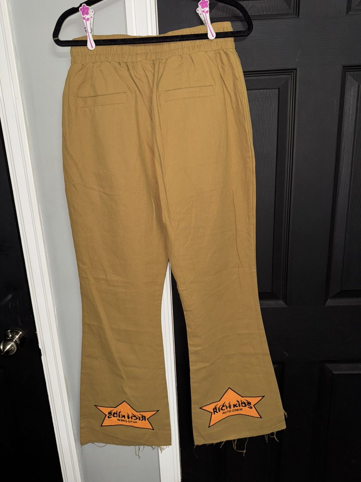 Other Rich Kidz Khaki Flare Stacked Pants - Size 2XL Size US 38 / EU 54 - 2 Thumbnail