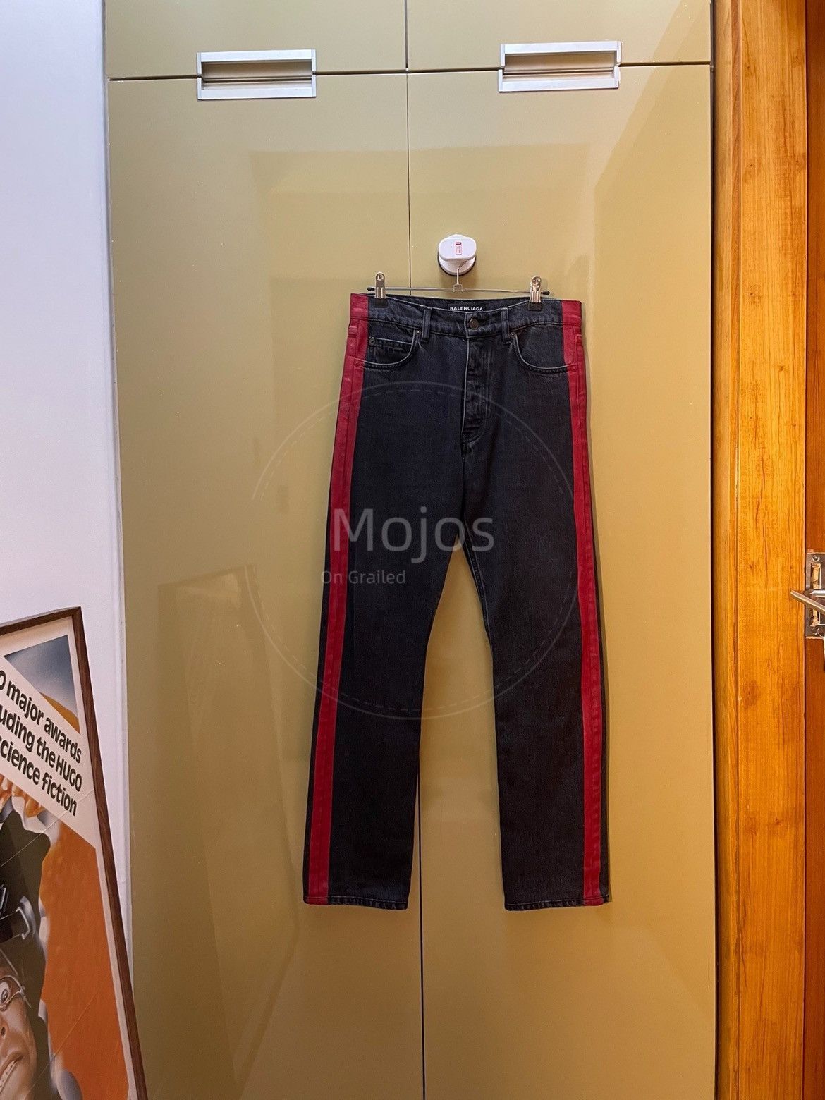 Balenciaga Balenciaga 17AW Stripe Denim-2508 Size US 28 / EU 44 - 1 Thumbnail