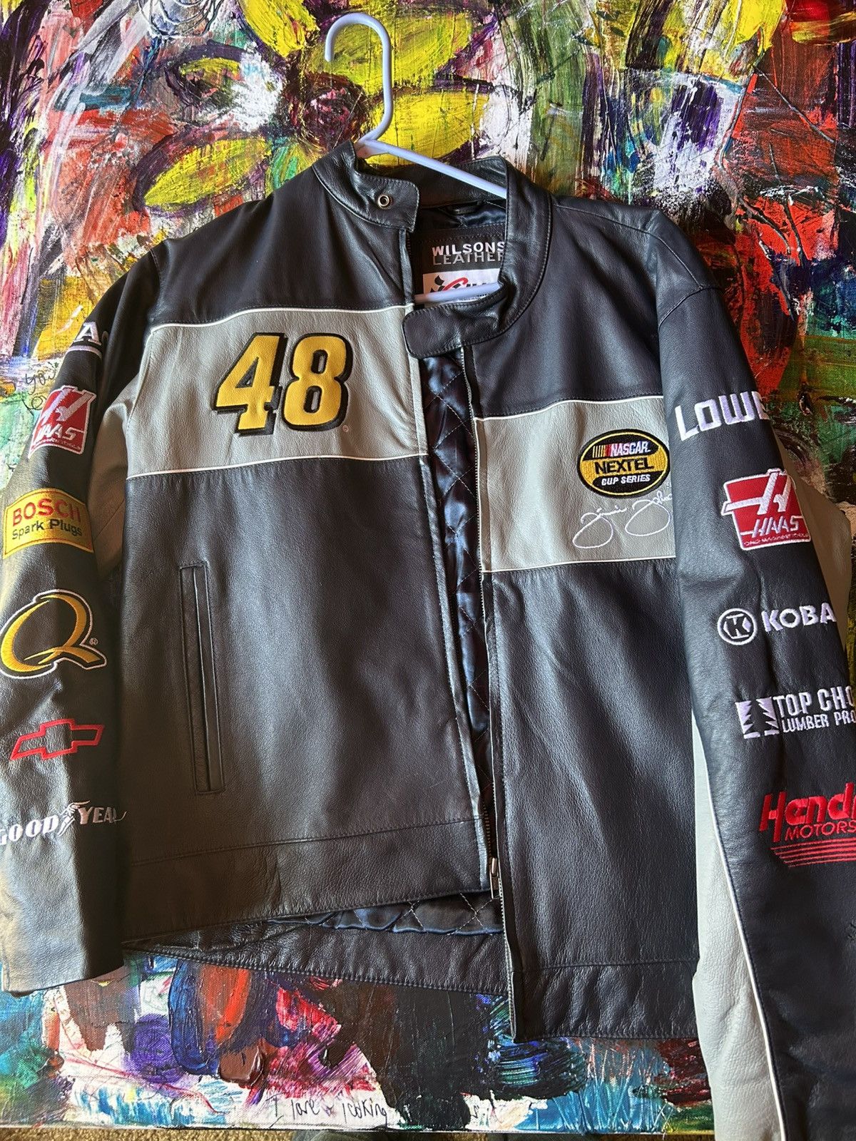 Men's NASCAR Leather Jackets | Grailed