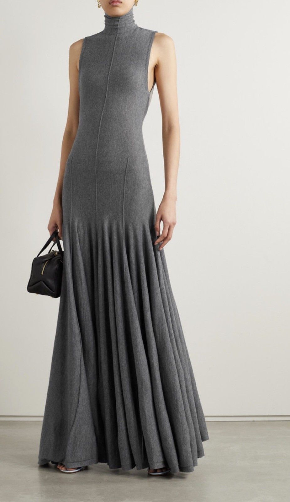 KHAITE Khaite Romee open-back draped merino wool maxi dress Small Size S / US 4 / IT 40 - 4 Thumbnail
