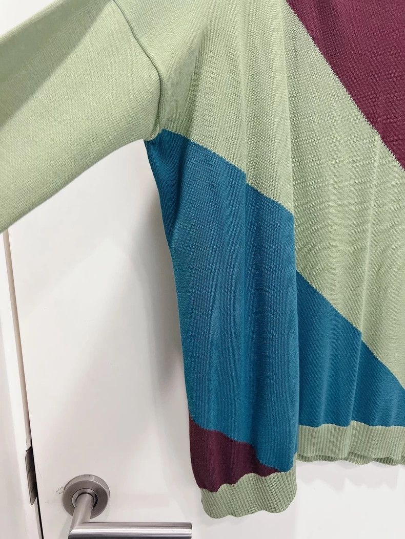 Loro Piana Loro Piana Color-blocked knitwear sweater 2506-Nextarrow Size XS / US 0-2 / IT 36-38 - 4 Thumbnail