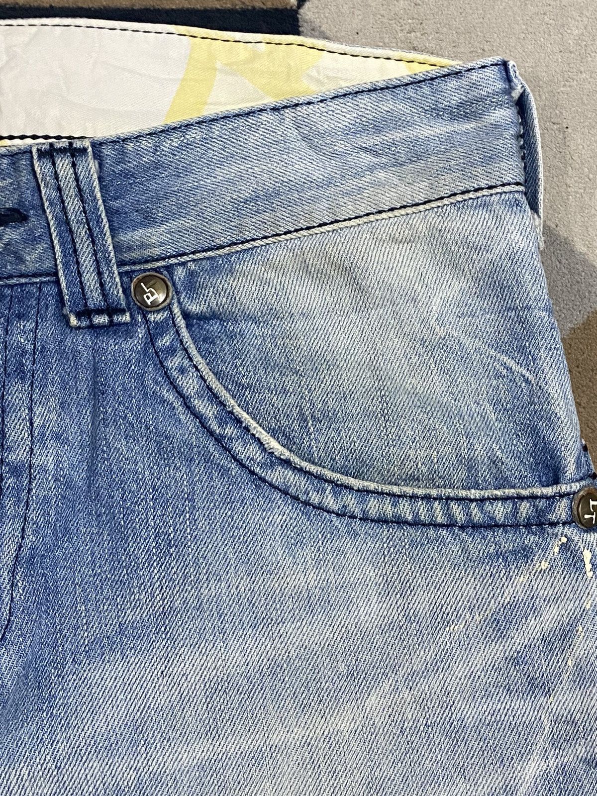 Edwin Vintage Edwin Blue Trip Faded Wash Distressed Jeans Size US 32 / EU 48 - 13 Thumbnail
