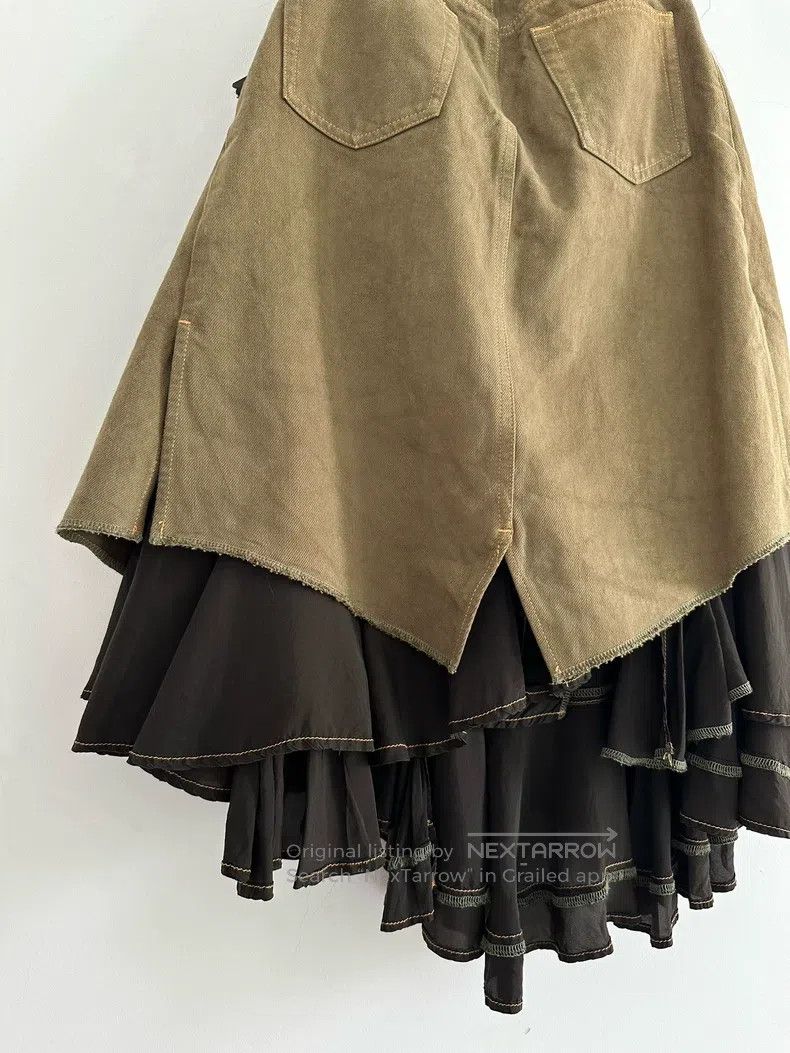 Comme des Garcons Comme Des Garcons size S Asymmetric deconstructed skirt Size 23" - 6 Thumbnail
