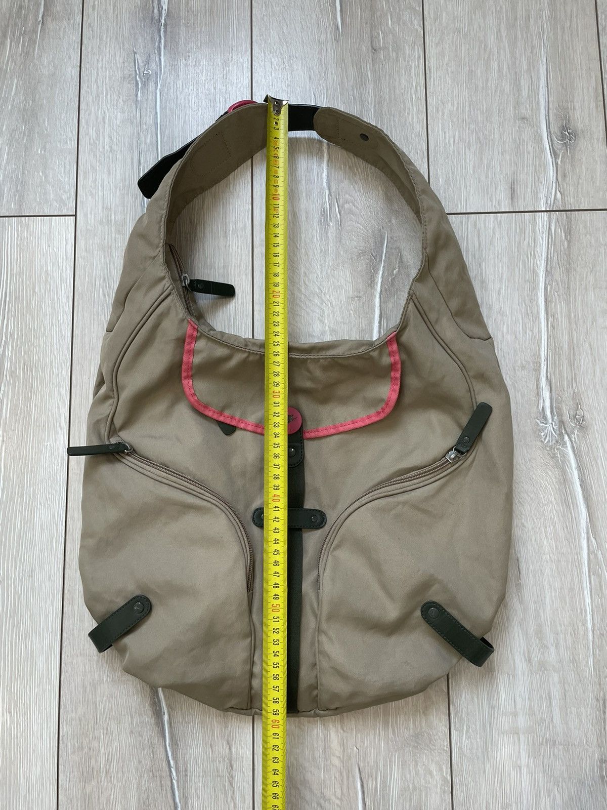 Nike × Vintage Vintage Sholder bag NIKE "GIRL" Womens Duffel Khaki Size ONE SIZE - 10 Thumbnail