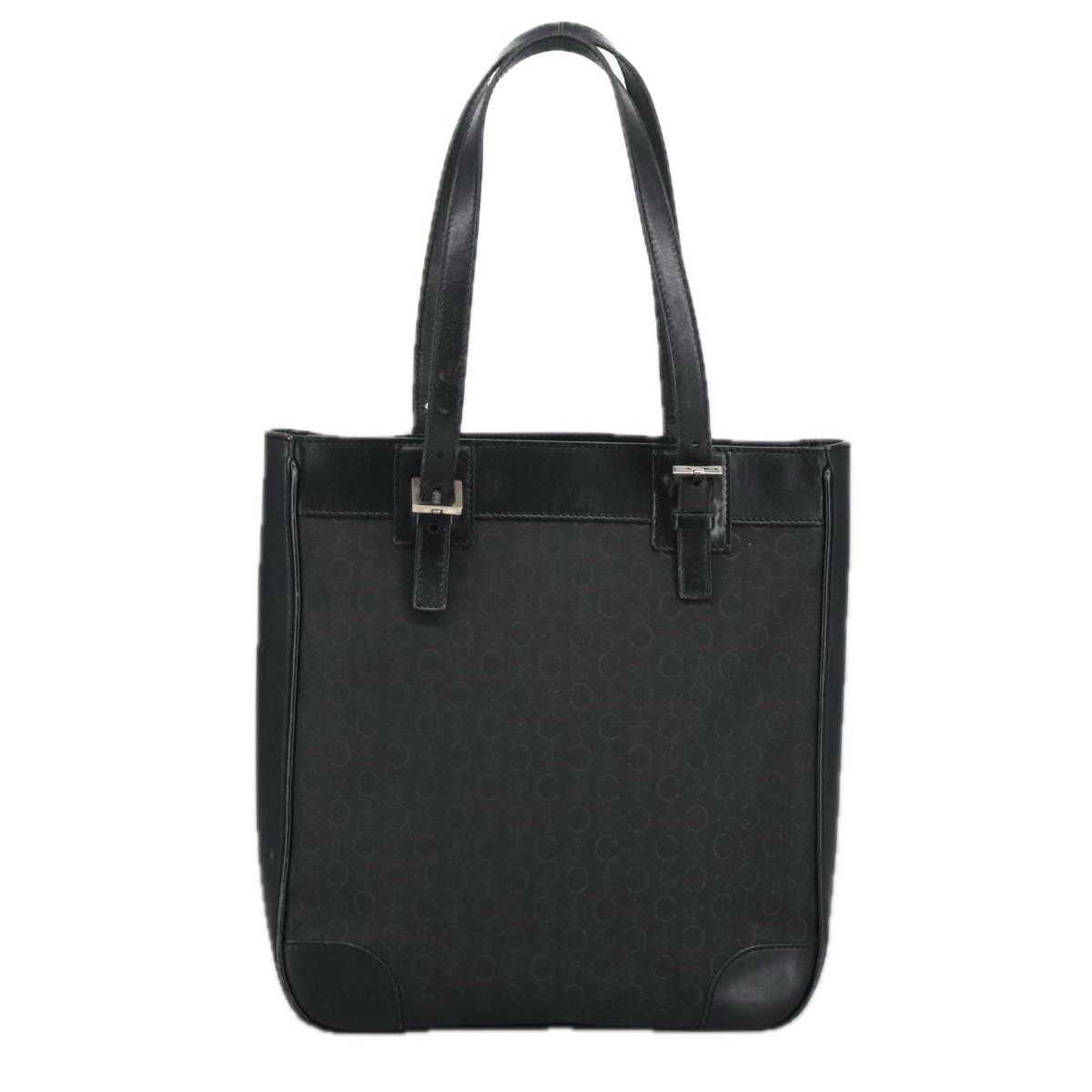 Celine CELINE C Macadam Canvas Shoulder Bag Black Size ONE SIZE - 13 Thumbnail