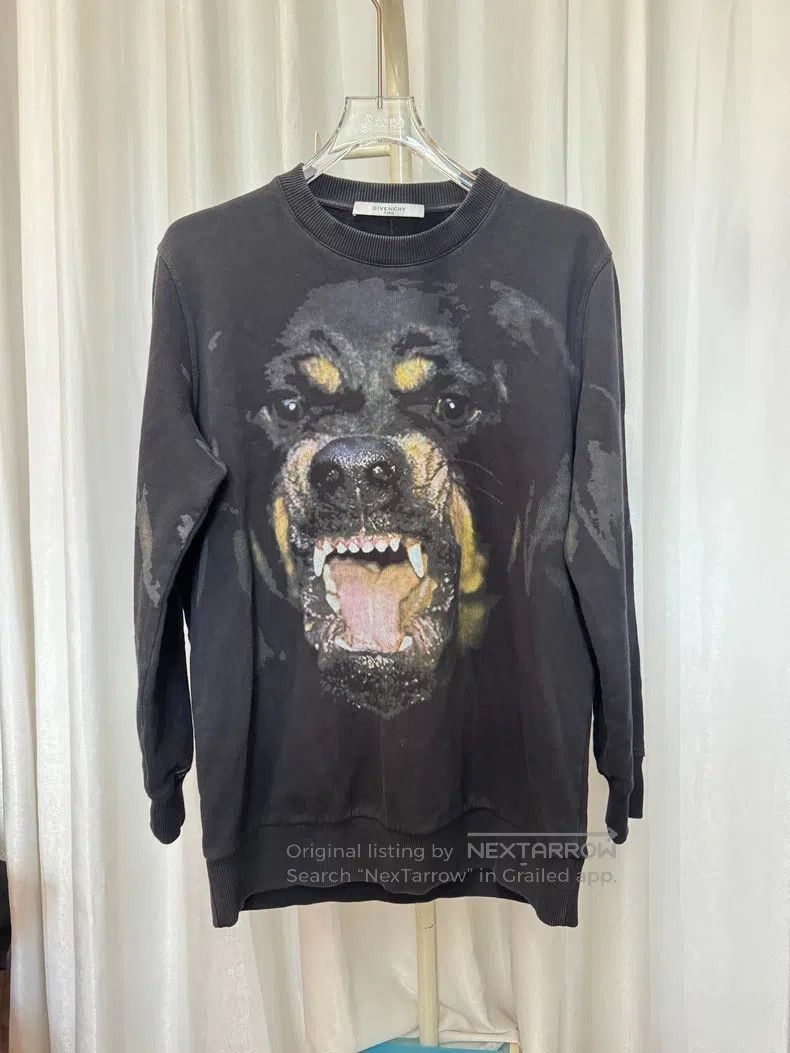 Givenchy Givenchy Rottweiler Print Black Round Neck Sweatshirt Size US S / EU 44-46 / 1 - 1 Thumbnail