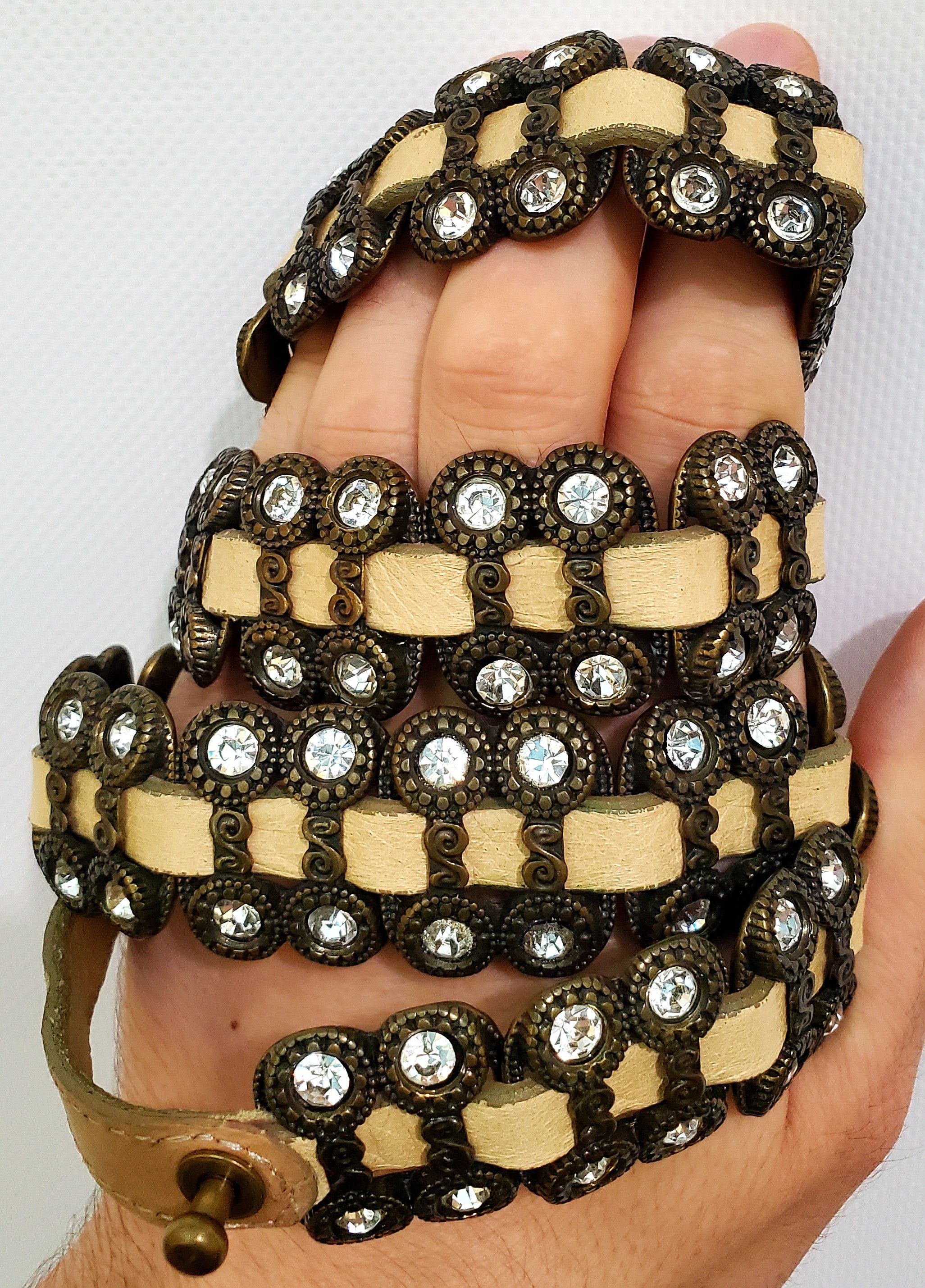 Japanese Brand × Vintage Vintage B.B. Simon Style Real metal Belt Avant Garde Y2K Size ONE SIZE - 1 Thumbnail