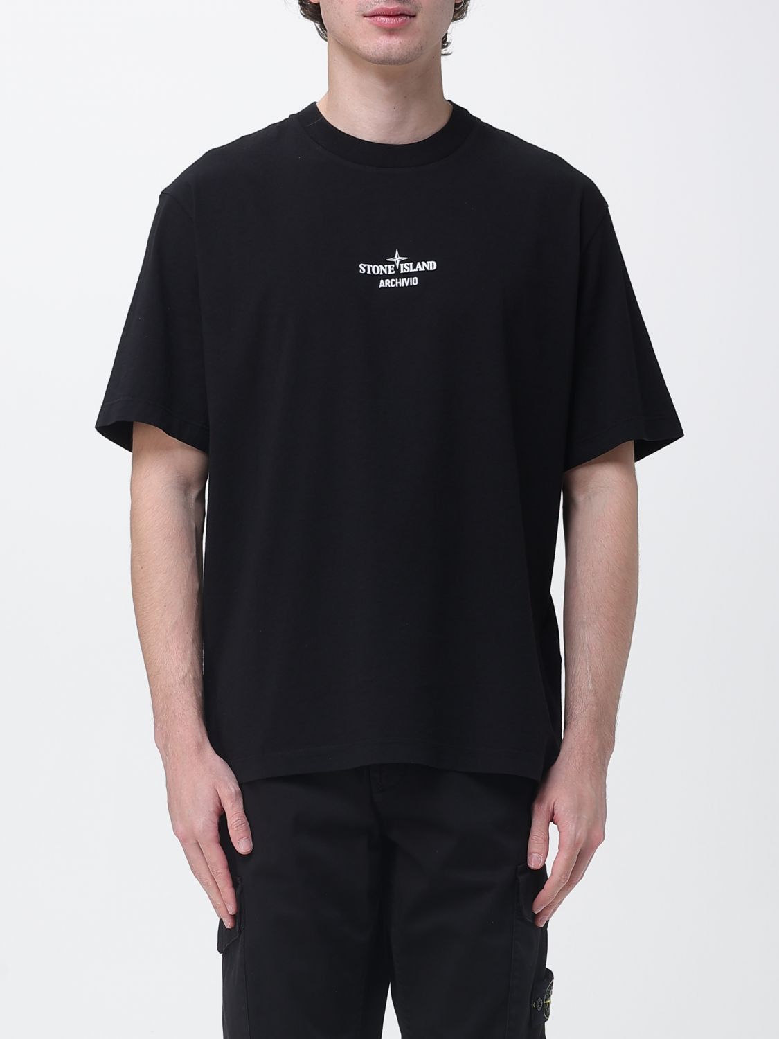 Stone Island Stone Island T-Shirt Men Black Size US XXL / EU 58 / 5 - 1 Thumbnail