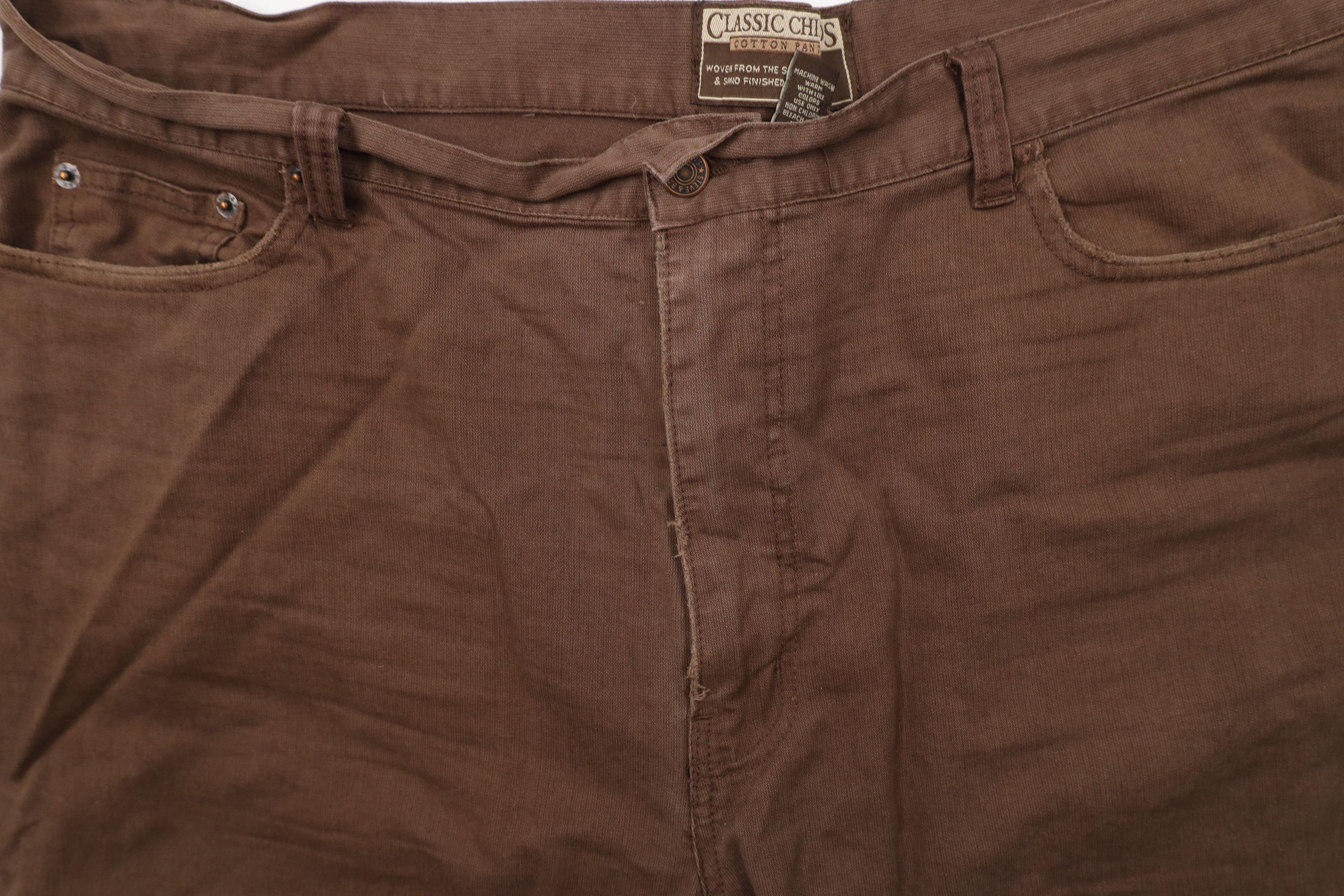 Vintage Vintage 90s Y2K Streetwear Baggy Sandstone Wide Leg Pants Size US 42 / EU 58 - 6 Thumbnail