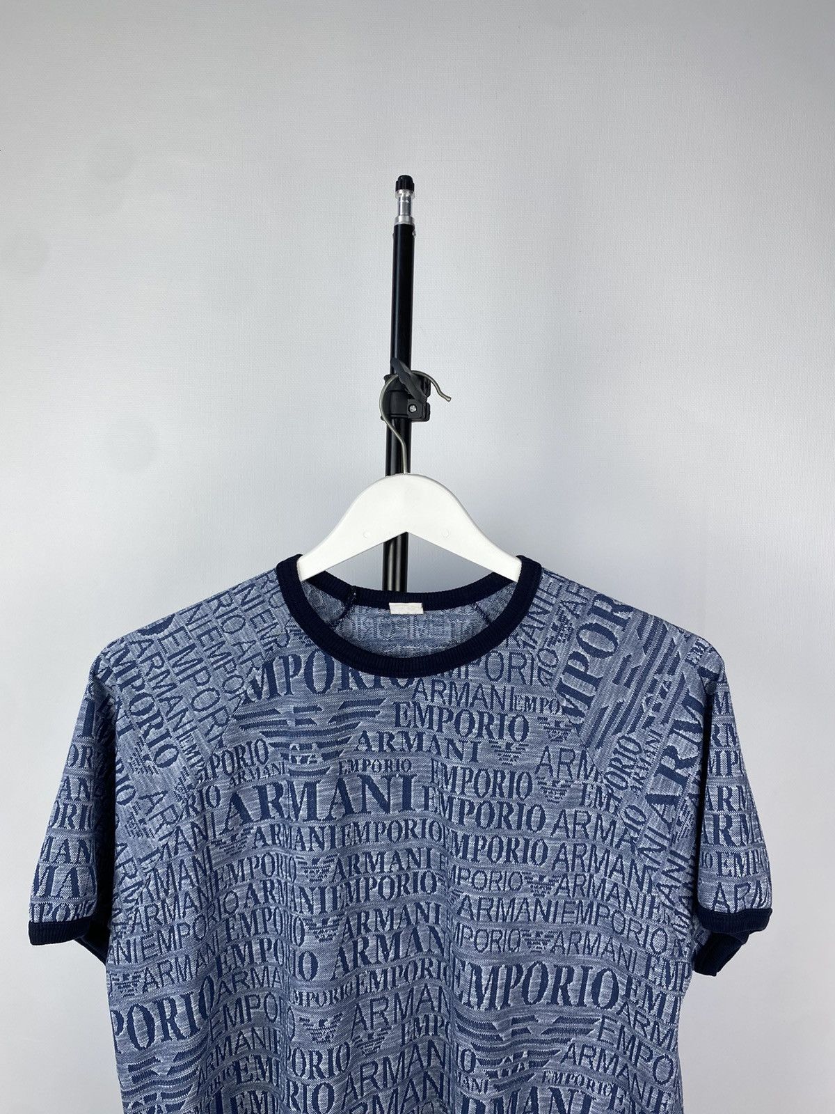 Armani Rare vintage Luxury 90s Multi Logo Armani tee Size US S / EU 44-46 / 1 - 3 Thumbnail