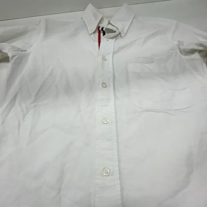 Thom Browne Thom Browne SS21 Solid Color Oxford Dress Shirt -2507 Size US S / EU 44-46 / 1 - 1 Thumbnail