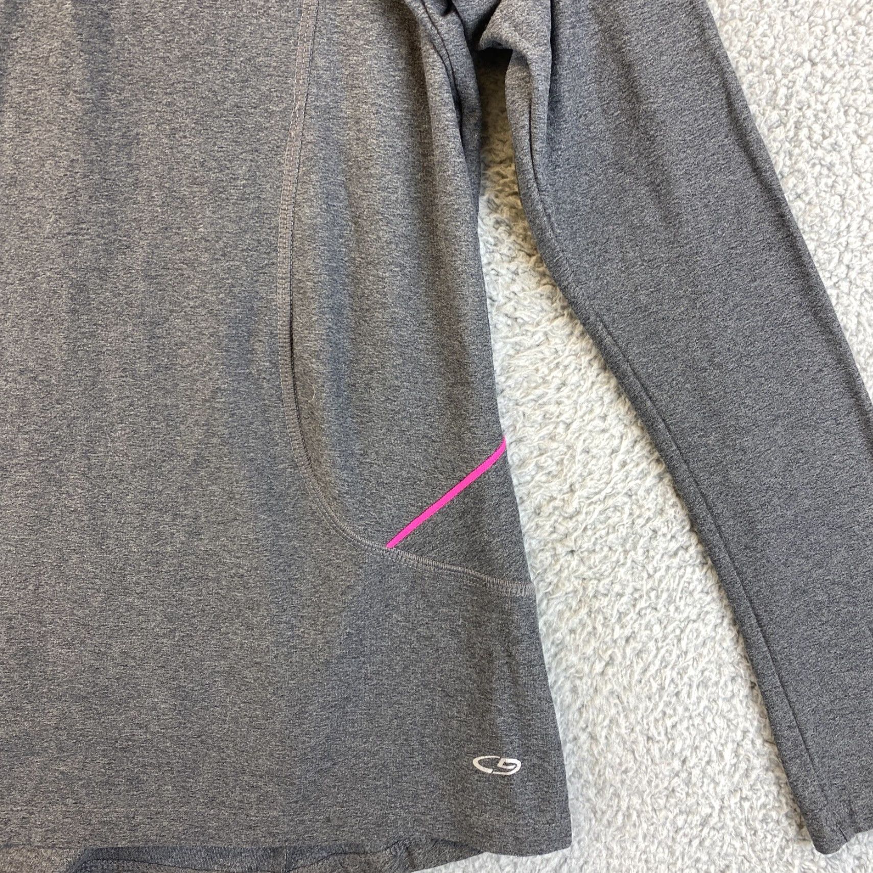 Champion Champion Grey Hi Lo Long Sleeve Shirt Top Womens Size L Large Running / 42-4 Size L / US 10 / IT 46 - 2 Thumbnail