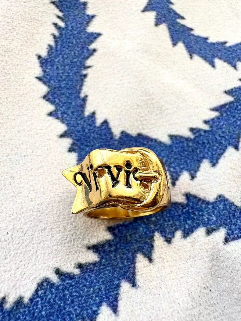 Vivienne Westwood Vivienne Westwood Vintage golden buckle ring Size ONE SIZE - 8 Thumbnail
