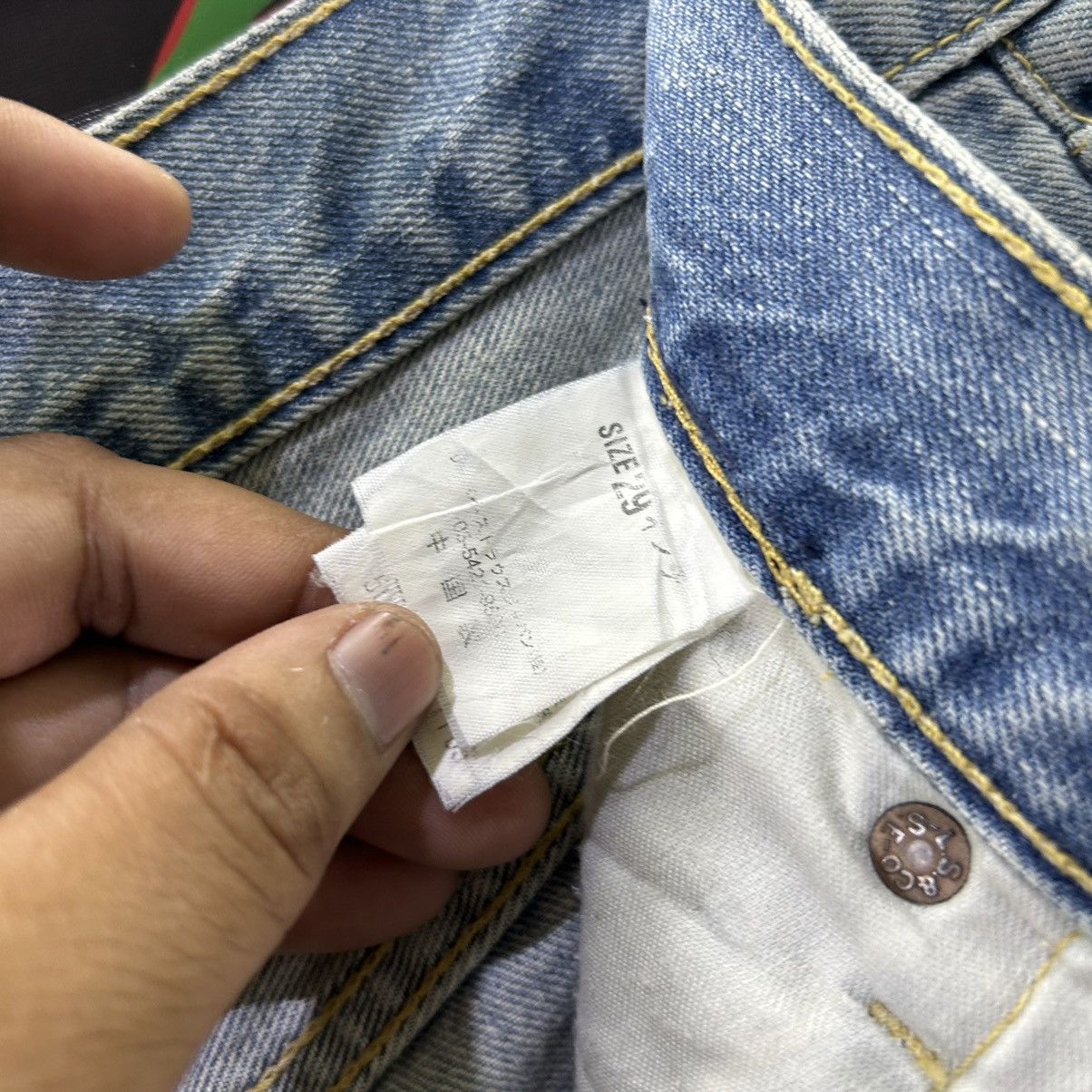 Levi's Vintage Levi’s 504 Y2k Distressed Denim Size US 30 / EU 46 - 19 Thumbnail