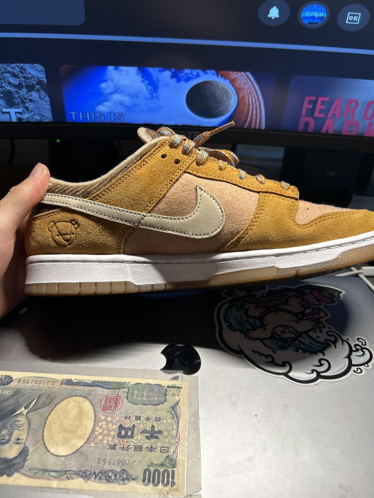 Nike Nike Dunk Low Teddy Bear Praline Size US 9.5 / EU 42-43 - 3 Thumbnail